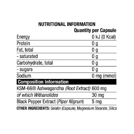 KSM 66 Ashwagandha 600 mg - 120 κάψουλες