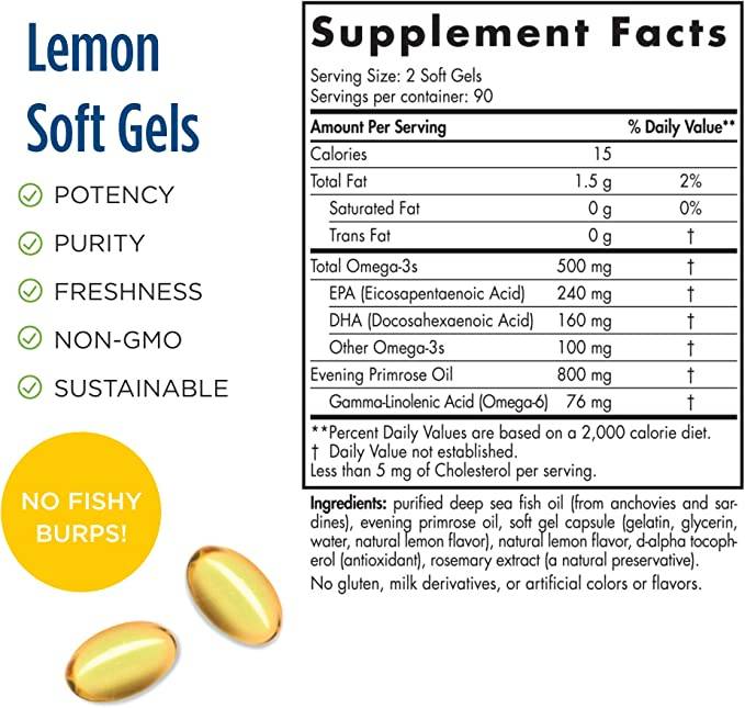 Ισορροπημένο ωμέγα - 180 softgels