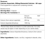Ασβέστιο ασβέστιο 200 mg 60 κάψουλες