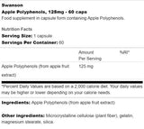 Πολυφαινόλες μήλου 125 mg 60 κάψουλες