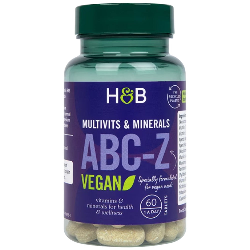 ABC στο Z | Vegan Multivitamins - 60 δισκία