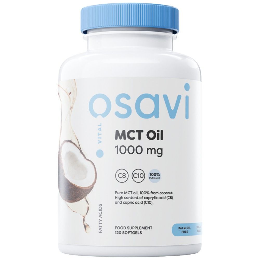 MCT OIL 1000 mg | C8 + C10 - 180 Softgels