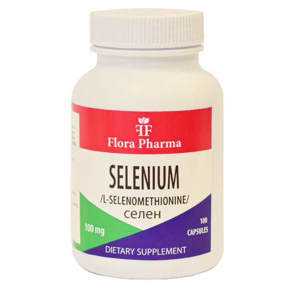 Selenium 200 MCG/100 κάψουλες, 50 δόσεις/Flora Farma