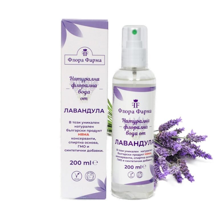 Φυσικό Floral Lavender Water - 200 ml - 100% Φυσική σύνθεση Flora Pharma