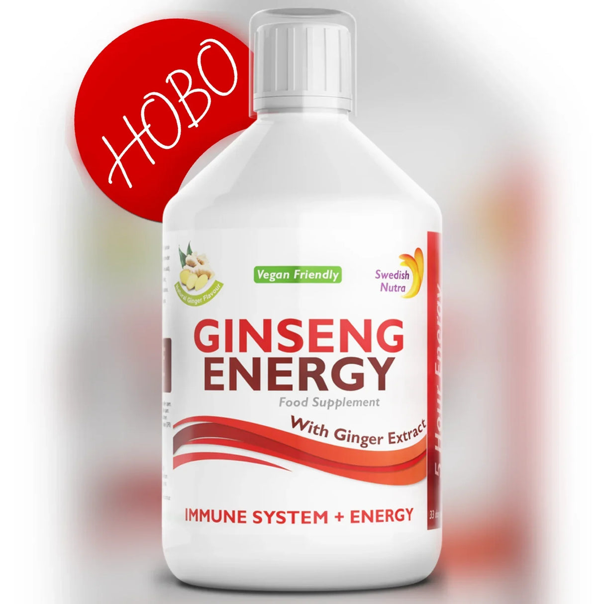 Ginseng 2000 mg - με εκχύλισμα τζίντζερ - 500 ml
