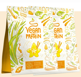 Vegan Protein - Βανίλια γεύση που κατασκευάστηκε στη Γερμανία (2 x 600 g)