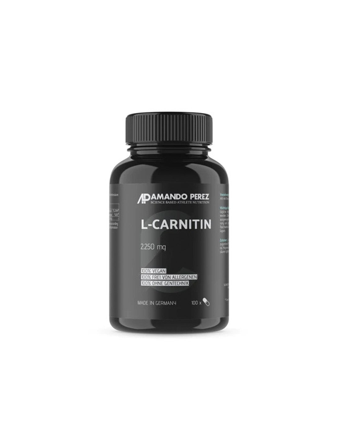 Πλαίσιο λίπους και ενέργεια - L -καρνιτίνη, 2250 mg x 100 vegan κάψουλες