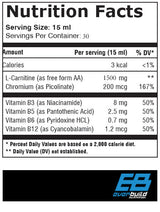 Υγρή L-καρνιτίνη + χρωμίου/1500mg 0,450 L