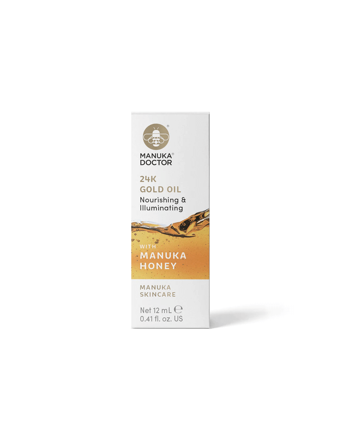 24Κ χρυσό λάδι με μέλι Manuka - Προσώπου με 24k χρυσό και μέλι manuka, 12 ml