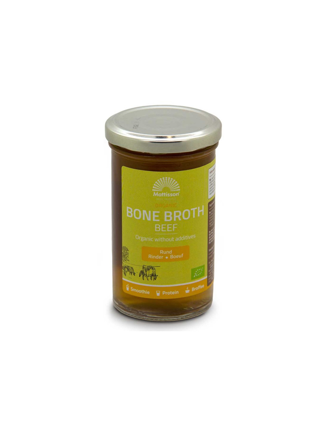 Ζωμός από κόκαλα βοδινού Bio, 240 ml <tc>Mattisson Healthstyle</tc>