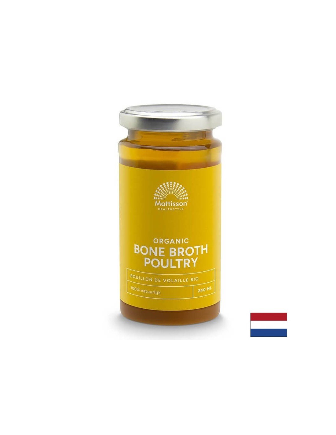 Ζωμός από κόκαλα πουλερικών Bio, 240 ml <tc>Mattisson Healthstyle</tc>