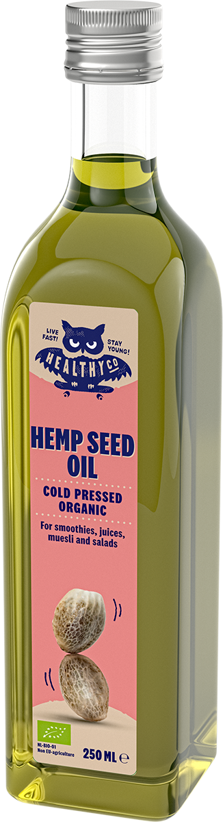 Eco Hemp Seed Oil 250ml. /100% φυσικό, οργανικό και οργανικό/