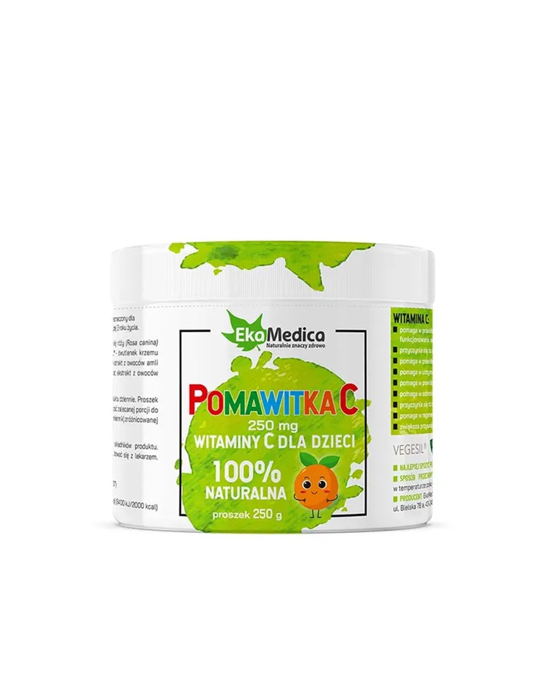 Ανοσότητα - βιταμίνη C για παιδιά, 250 mg x 250 g σκόνης