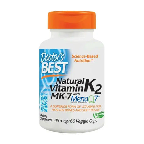 Витамин К2, 45мкг /MK-7/ - 60 капсули, Doctor's Best - Feel You