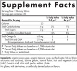 Nordic Omega -3 Gummy Worms 63 mg - 30 κάψουλες μασώματος