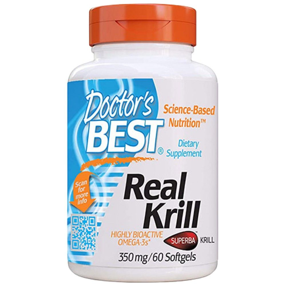 Πραγματικό Krill 350 mg - 60 softgels