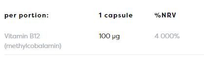 Μεθυλ -Β12 100 mcg - 60 κάψουλες