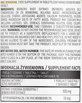 Berberine 500 mg 90 δισκία