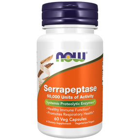 Serrapeptase 60,000 SPU [60 capsules, 60 doses] - Nutra Best Europe