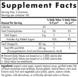 Nordic Omega -3 Gummies 82 mg - 120 Gummies
