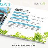 Vegan Omega 3 - 2000 mg /60 Vegan Gel Capsules /