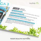 Vegan Omega 3 - 2000 mg /60 Vegan Gel Capsules /