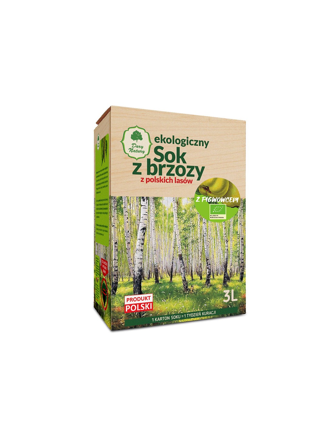 Birch και Quince Organic Juice - με αποτοξίνωση και διουρητική δράση, 3 λίτρα