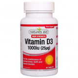 Βιταμίνη D3 (Βιταμίνη D3) 1000IU 90 Δισκία NatuesAid