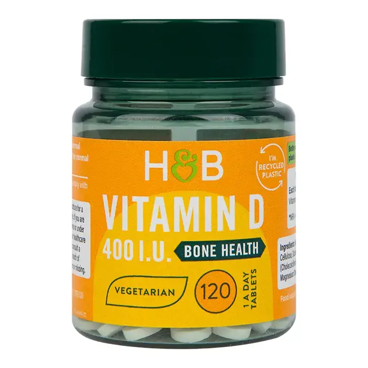 Βιταμίνη D3 (βιταμίνη D3 400 IU) 10mcg 120 δισκία Holland & Barrett