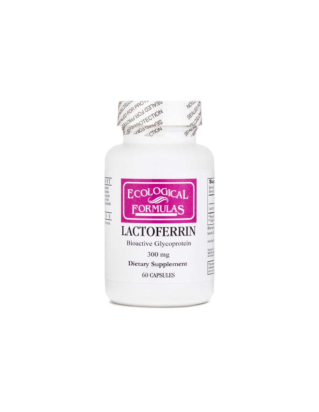 Ισχυρή ανοσία, Προστασία από λοιμώξεις - Lactoferrin - Βιοδραστική γλυκοπρωτεΐνη, 300 mg x 60 κάψουλες