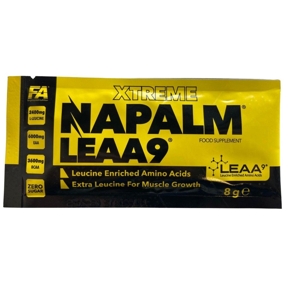 Xtreme Napalm Leaa 9 | Leucine εμπλουτισμένα βασικά αμινοξέα - 8 γραμμάρια