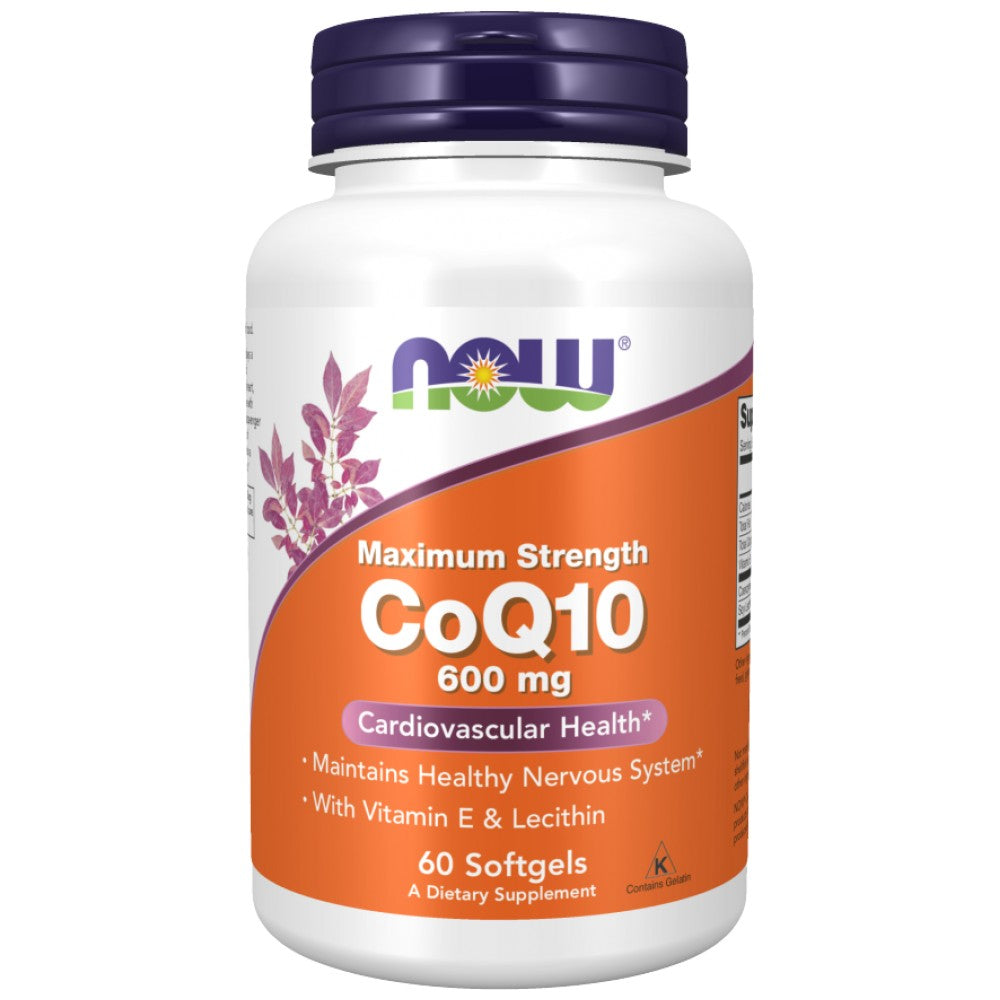 CoQ10 600mg | Μέγιστη αντοχή - 60 κάψουλες πηκτής