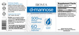 D-Mannose 500 mg / 60 Caps - Feel You