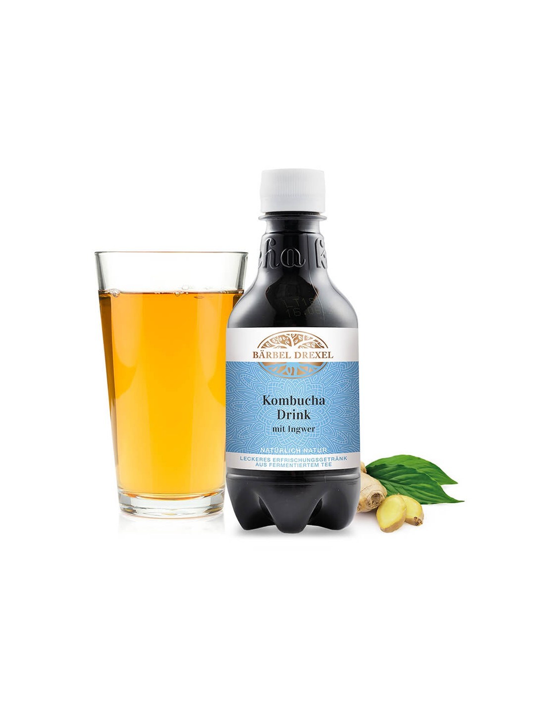 Kombucha και χυμό τζίντζερ - Υγεία για το στομάχι, το ήπαρ και το καρδιαγγειακό σύστημα, 330 ml.