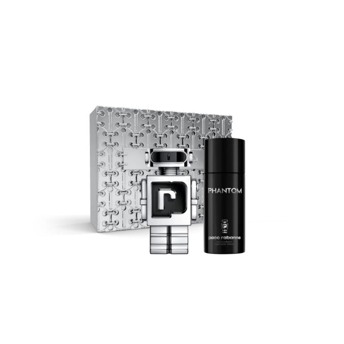 <tc>PACO RABANNE</tc> Phantom Eau De Toilette Spray 100ml Σετ 2 τεμαχίων Χριστούγεννα 2023