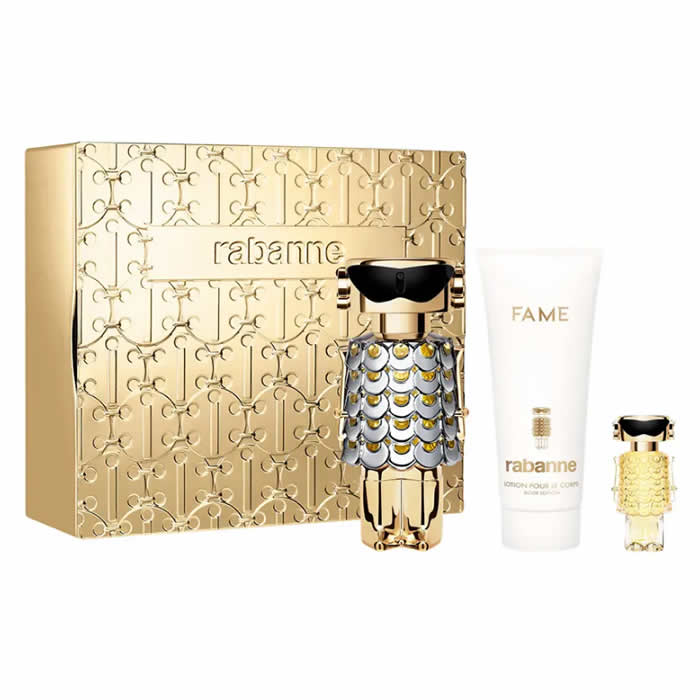 <tc>PACO RABANNE</tc> Fame Eau De Perfume Spray 80ml Σετ 3 τεμαχίων