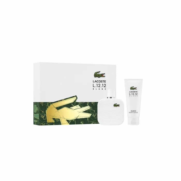 <tc>LACOSTE</tc> L.12.12 Blanc Men Eau De Toilette Spray 100ml Σετ 2 Τεμάχια