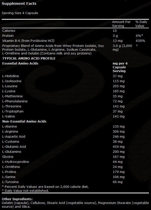 Το Amino ολοκληρώνει 850 mg - 120 κάψουλες