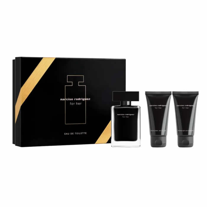 <tc>NARCISO RODRIGUEZ</tc> For Her Eau De Toilette Spray 50ml Σετ 3 τεμαχίων
