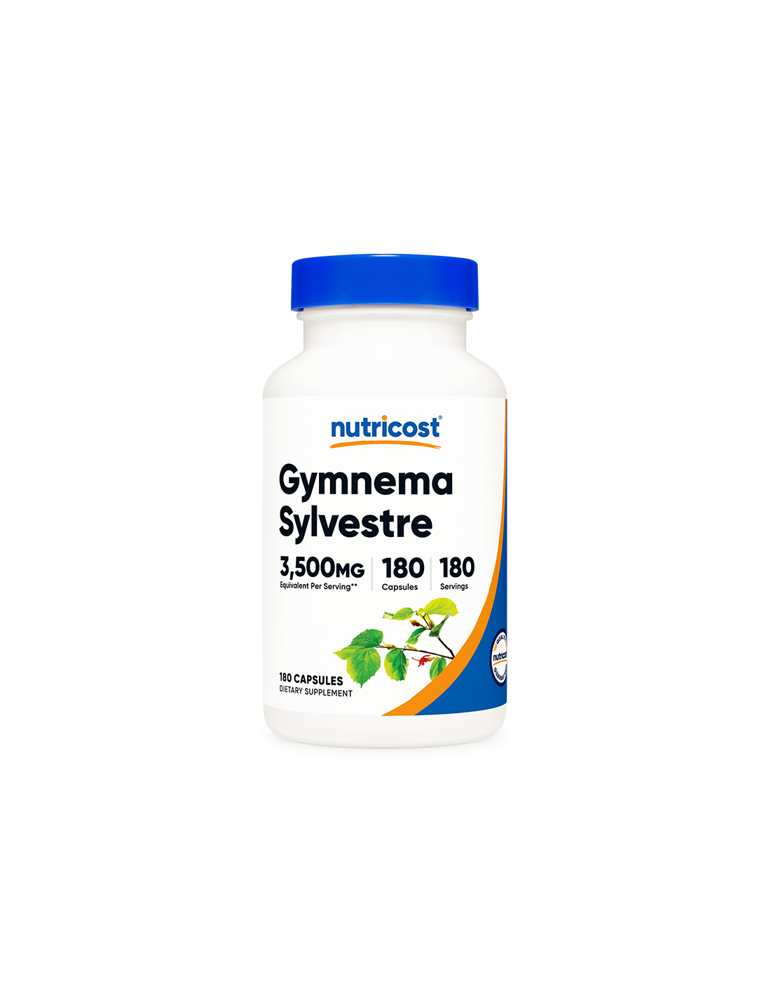Διαβήτης και Σάκχαρο Αίματος - Gymnema, 3500 mg/180 κάψουλες, 180 μερίδες <tc>Nutricost</tc>