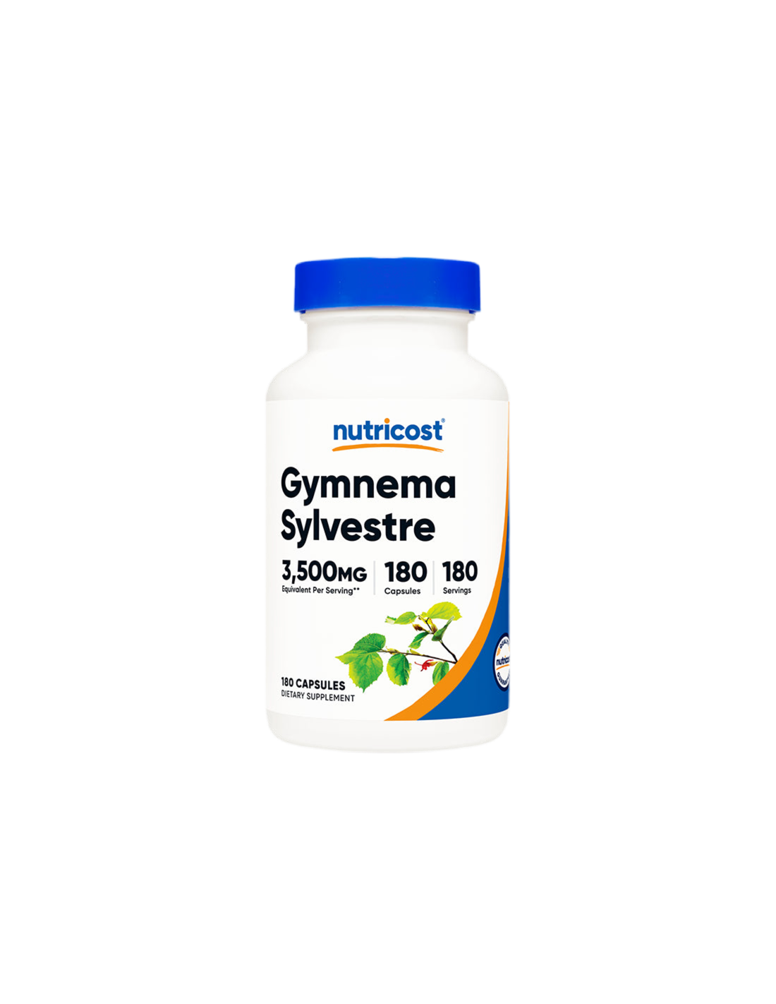 Διαβήτης και Σάκχαρο Αίματος - Gymnema, 3500 mg/180 κάψουλες, 180 μερίδες <tc>Nutricost</tc>