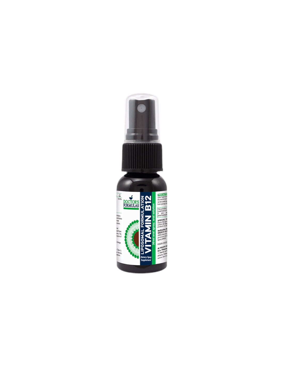 Λιποσωμική σύνθεση Β12/βιταμίνη Β12, 30 ml Formulas Doctor Doctor Mouth Mouth