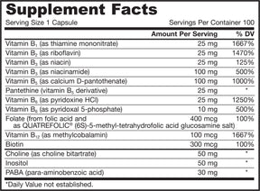 B-Right (B-Complex) - 100 capsules - Nutra Best Europe