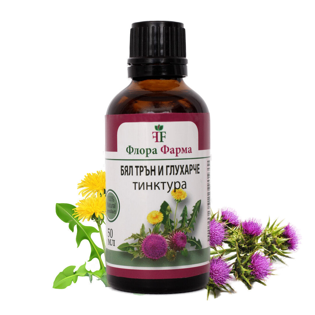Milk Thistle 375 mg και πικραλίδα 375 mg - βάμματα 50ml Flora Farms