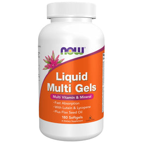 Liquid Multi Gels - 180 Gel capsules - Nutra Best Europe