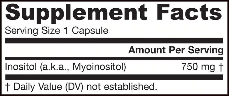Ινοσιτόλη 750 mg - 100 κάψουλες