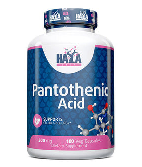 Pantothenic Acid 500 mg / 100 Vcaps - Nutra Best Europe