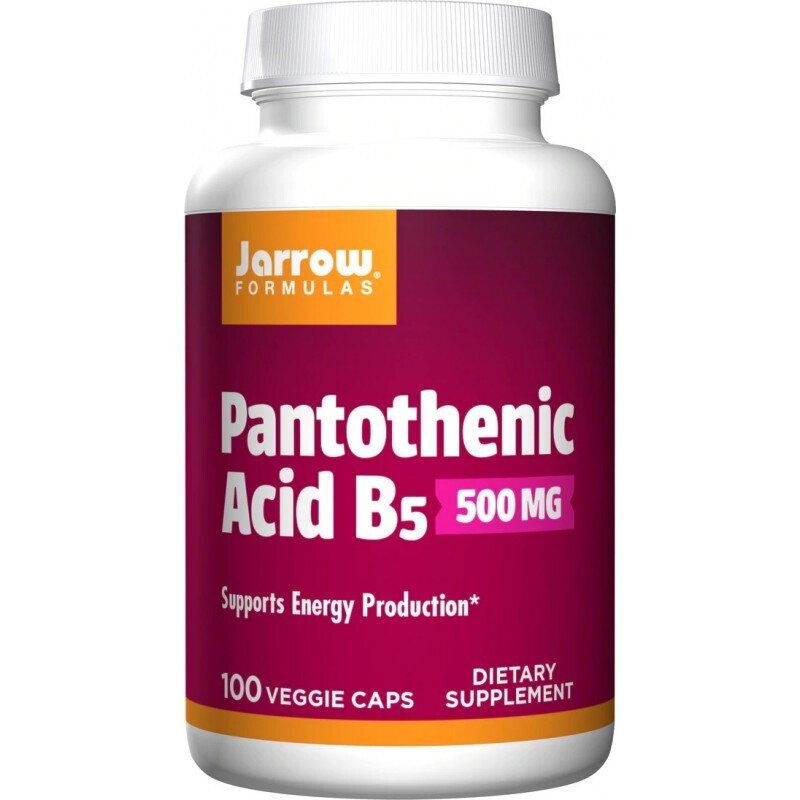 Παντοθενικό οξύ B5 500 mg - 100 κάψουλες