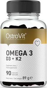<tc>OstroVit</tc> Ωμέγα 3/D3 + K2 - 90 κάψουλες τζελ