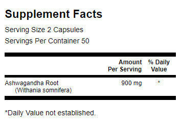 Ρίζα Ashwagandha 450 mg - 100 κάψουλες
